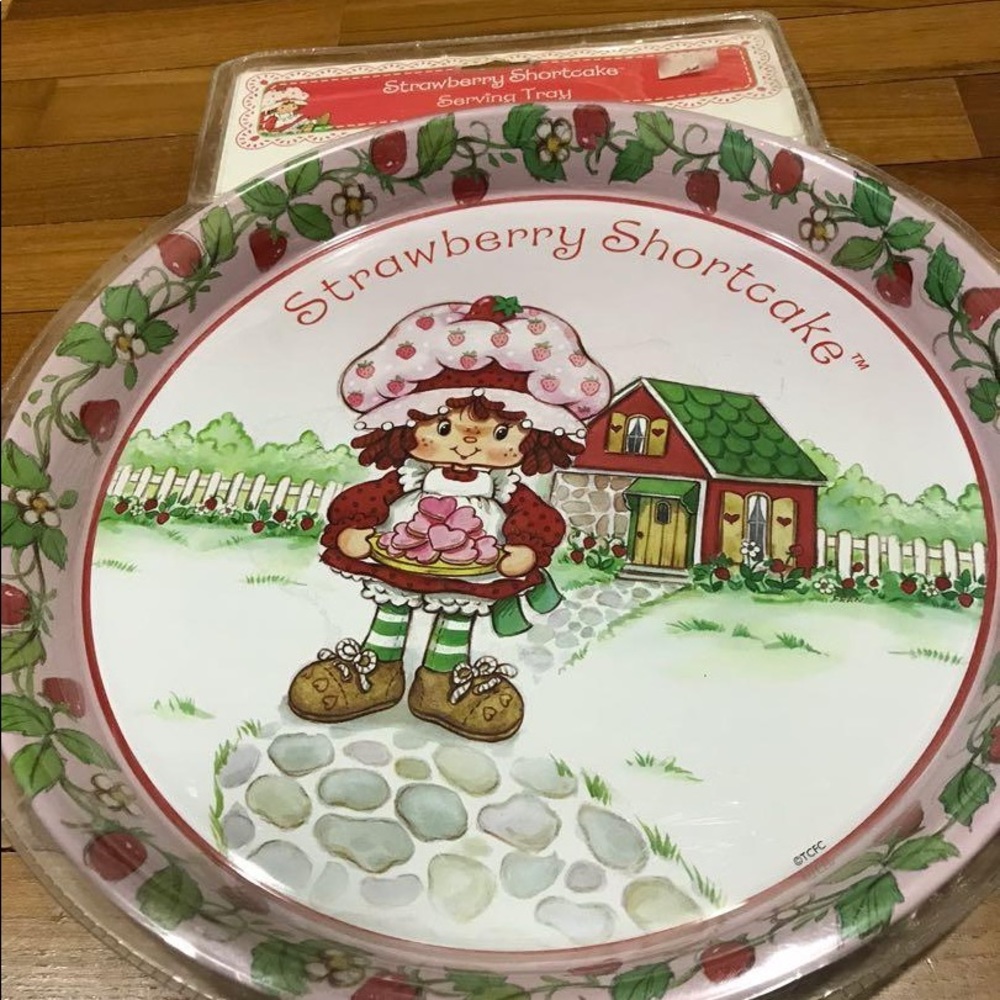 ISO Vintage strawberry shortcake serving tray